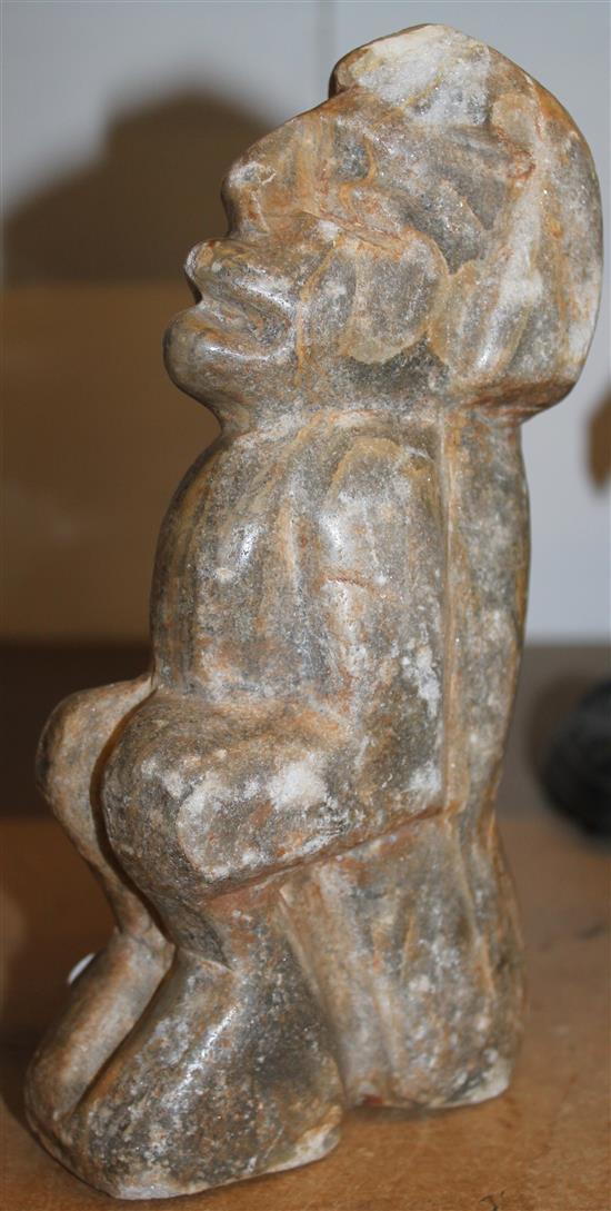 South American soapstone figure